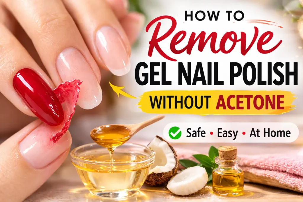 How to Remove Gel Nail Polish Without Acetone at Home